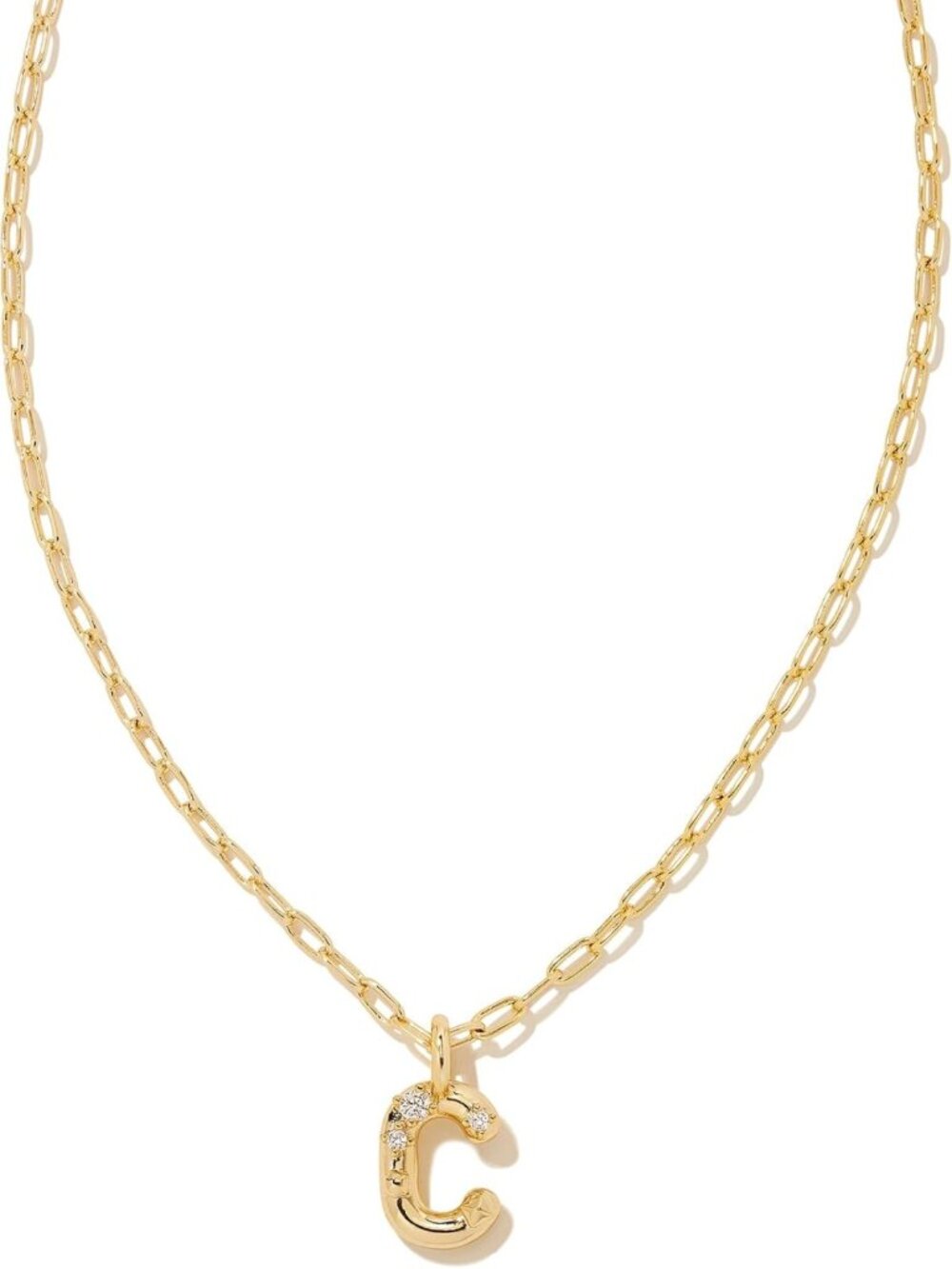 Chic Crystal Letter Pendant Necklace - Stylish Fashion Jewelry for Women